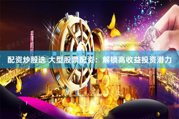 配资炒股选 大型股票配资：解锁高收益投资潜力